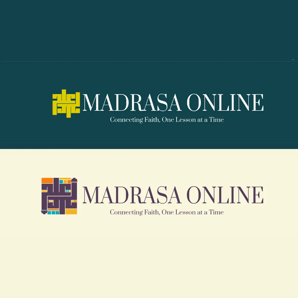 Madrasa Online final logo lockups