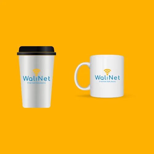 WaliNet old logo on merchandise